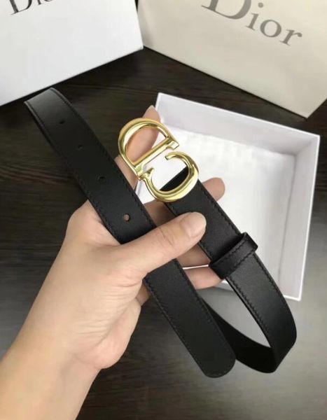 

2020 new designer fashion leather cd belt women's smooth buckle luxury solid color brand women's belt, Blue;purple