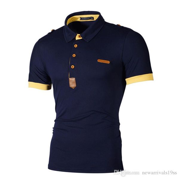 

дизайнер mens solid color polo luxury отворотом шеи короткими рукавами tee мода повседневная polos дышащий мужской одежды, White;black