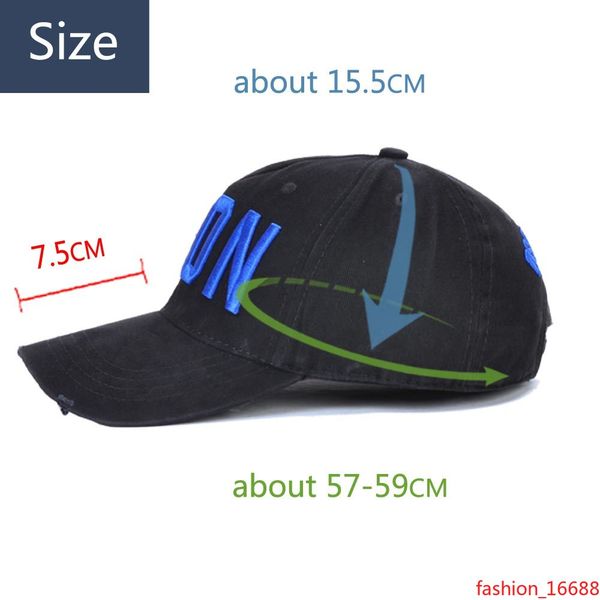 

новый dsqicond2 бейсболка мужская шляпа мода дамы дизайнер шляпа бренд snapback шляпа высокое качество 100% хлопок крышка, Blue;gray