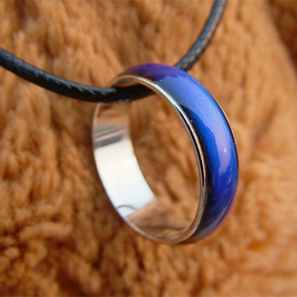 

changing color fashion adjustable mood ring wedding rings for men and women silver creative hobby for children & couple rings, Slivery;golden