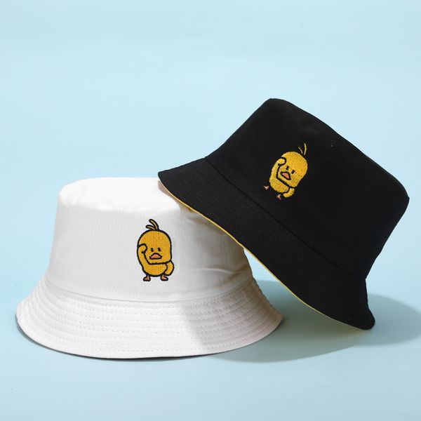 

casual bob double-sided bucket hat for men women hip hop fisherman panama hats outdoor summer sun hat, Blue;gray