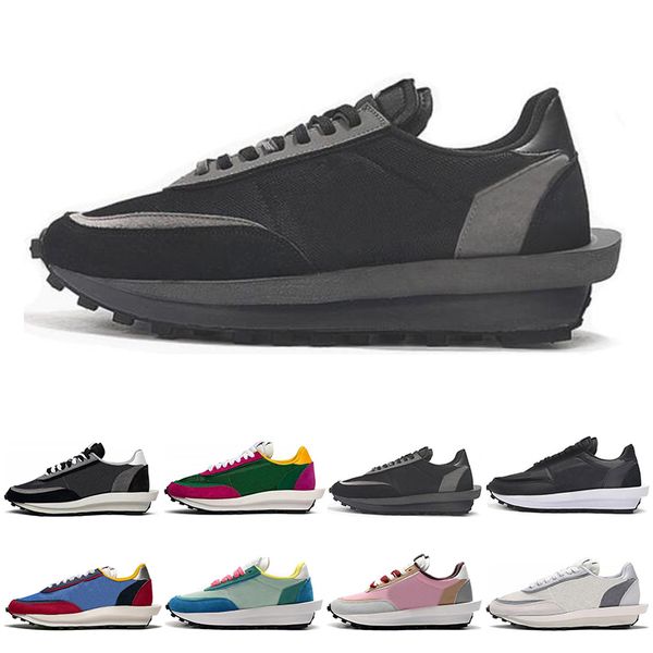 

2020 new sacai ldv waffle men women running shoes white nylon gusto varsity blue green gusto pink breathable women sports sneakers 36-45