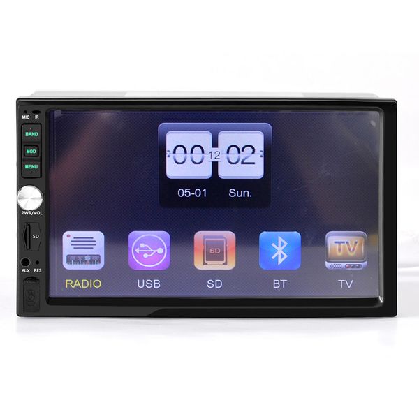 

omeshin bluetooth car stereo audio in-dash aux input receiver sd/usb mp5 player