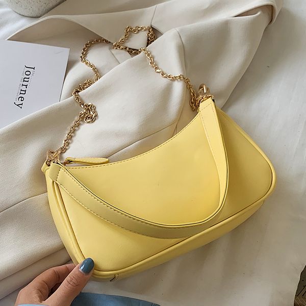 

solid color pu leather shoulder bags for women 2020 elegant handbags female travel totes lady fashion hand bag