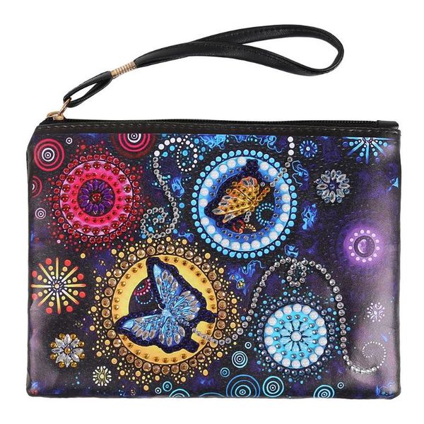 

handbag diy special shaped diamond painting wristlet wallet women clutch makeup organizer storage bag embroidery christmas gift