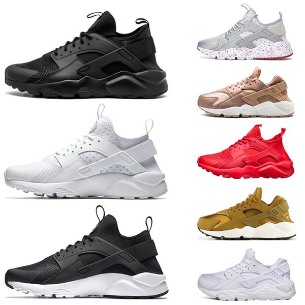 

дешевые huarache 4,0 1,0 кроссовки классическая тройной белый черный серый красный золото мужчины женщины huarache обувь спортивные кроссовк