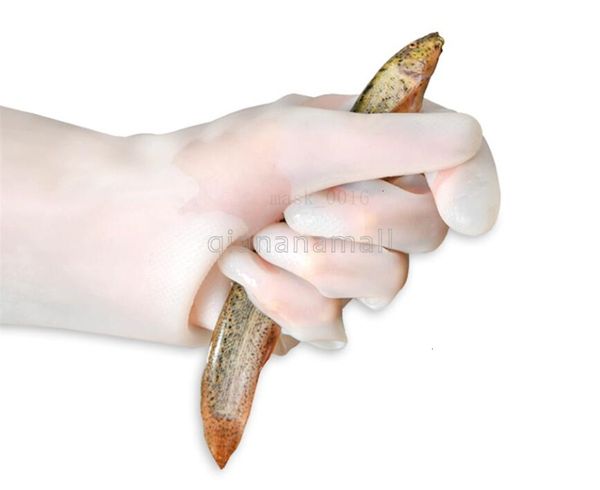 

set 100pcs pcs pe disposable gloves thickened plastic gloves for restaurant kitchen bbq eco-friendly vegetable hygiene supplies