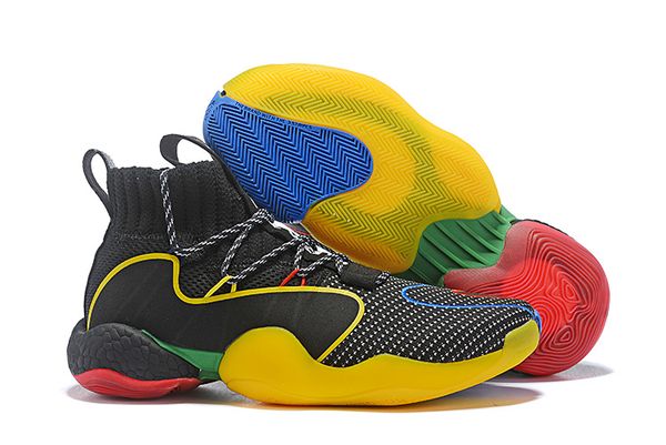 

Новые ботинки баскетбола 2019 Harden Mens Mid Tops Vip Баскетбольная обувь Pharrell x Crazy BYW Баскетбольные кроссовки