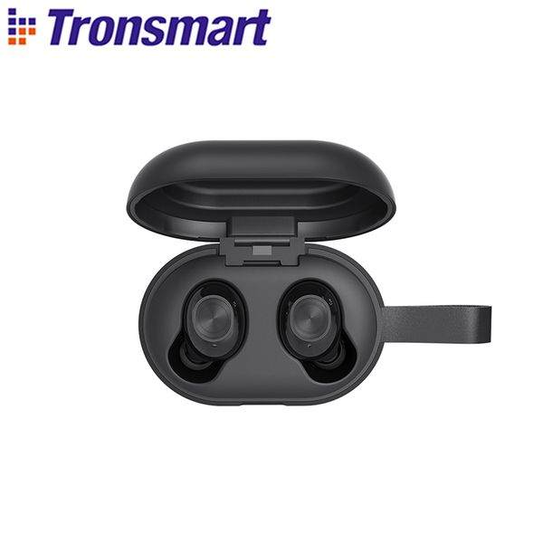 

tronsmart spunky beat bluetooth tws earphone aptx wireless earbuds with qualcommchip, cvc 8.0, touch control, voice assistant