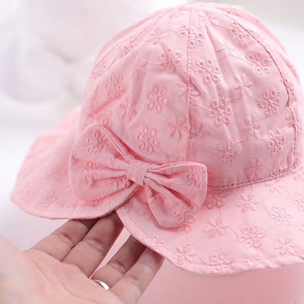 

baby summer thin fisherman hat baby princess cute sun hat, Yellow