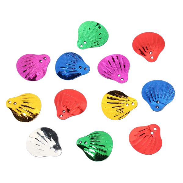 

seashell shape loose sequins assorted spangles scrapbooking sewing craft