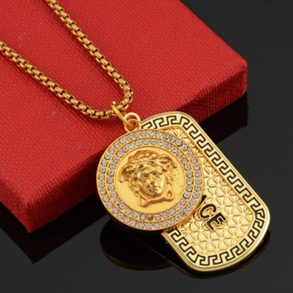 

Бриллиантовое Лицо Ожерелье Хип-Хоп Уличный Танец мужские и женские украшения От