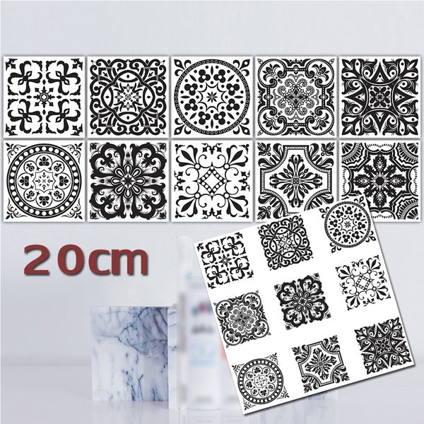 

pvc wall sticker european art decal tile self adhesive kitchen bathroom home