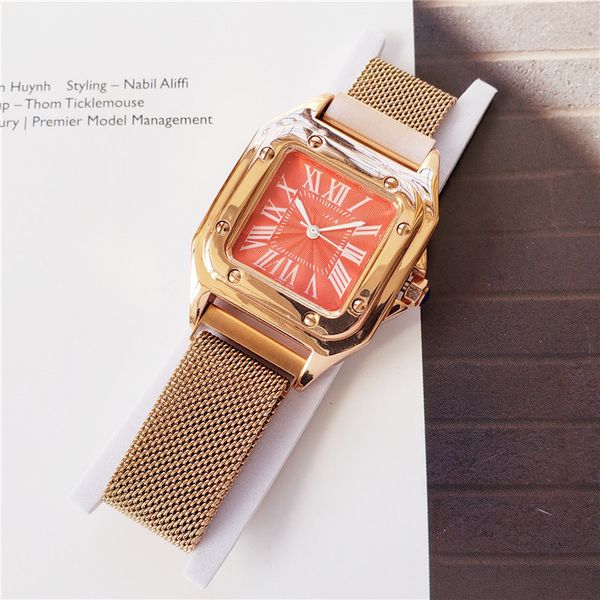 

shell amount signification will ma'am gold rose benefit go square and wrist 2019 magneto-absorbent silver wrist watch dojvf, Slivery;brown