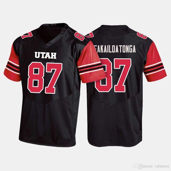 

derrick vickers stitched men's utah utes demari simpkins drew lisk francis bernard college football jersey red black