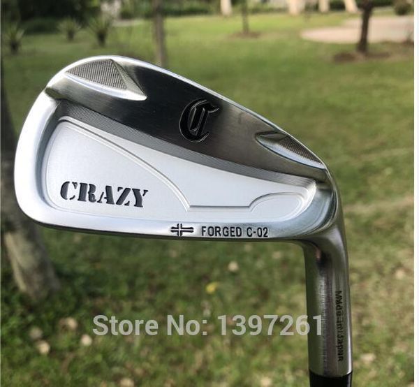 

tourok golf crazy c-02 forged golf iron set club(4-9 p) crazy steel shaft