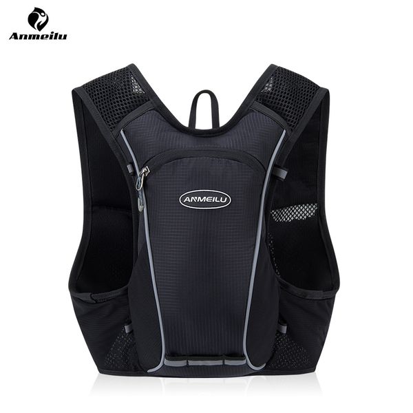 

lightweight 5l running bag hydration backpack marathon hydration vest pack 2l water bag cycling sport backpack, no water