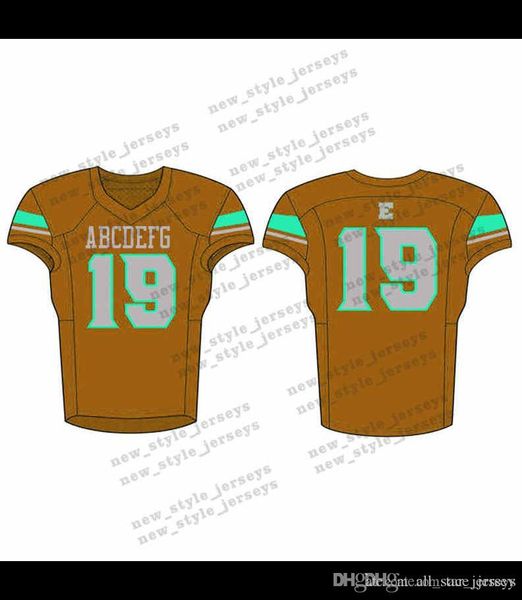 

52men 2019 youth football jerseys army green wine red embroidery logos stitched custom any name any number jerseys, Black;red
