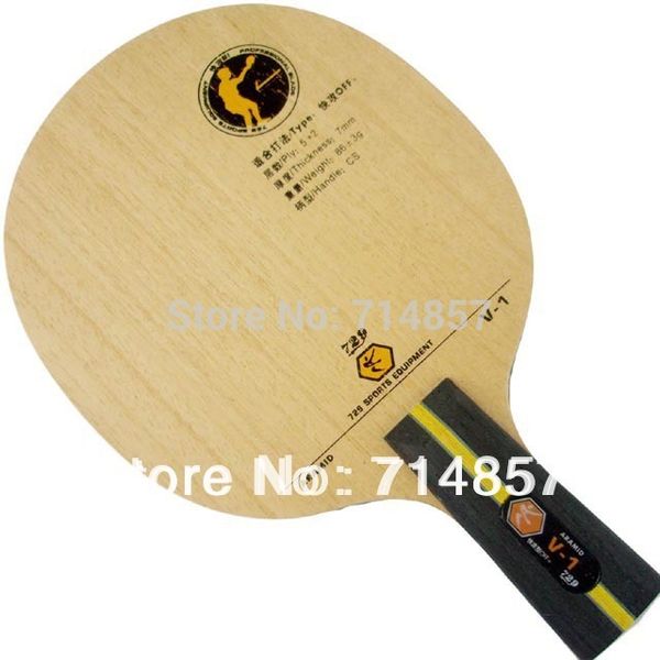 

ritc 729 friendship v-1 v1 v 1 penhold short handle cs table tennis pingpong blade