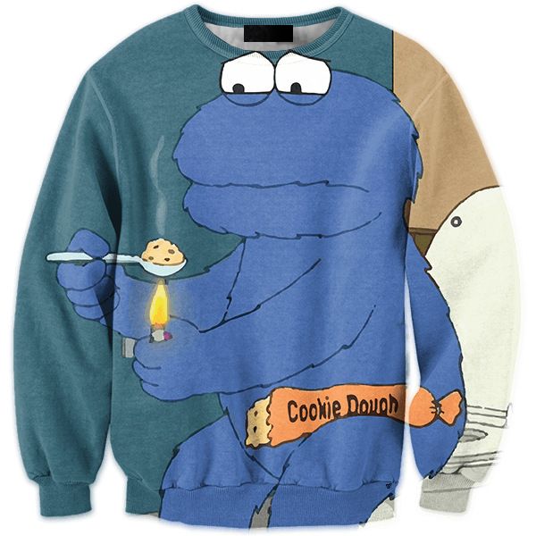 

men's wear 3-d cartoon printed sanitary wardrobe with long sleeves and head fashion brand sanitary wardrobe, Black