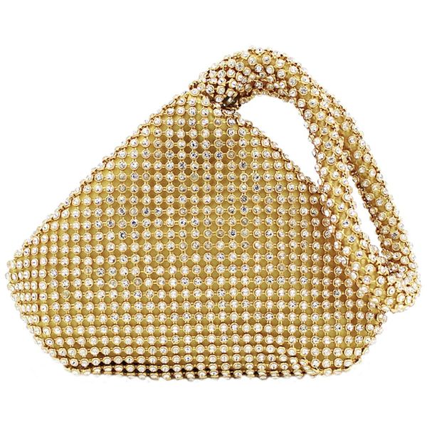 

womens fashion full drill triangle evening bags