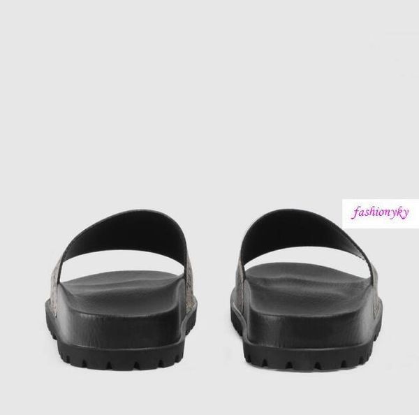 

thick bottom sandals 429469 queen bee embroidery men's shoes sneakers size46with box, Black