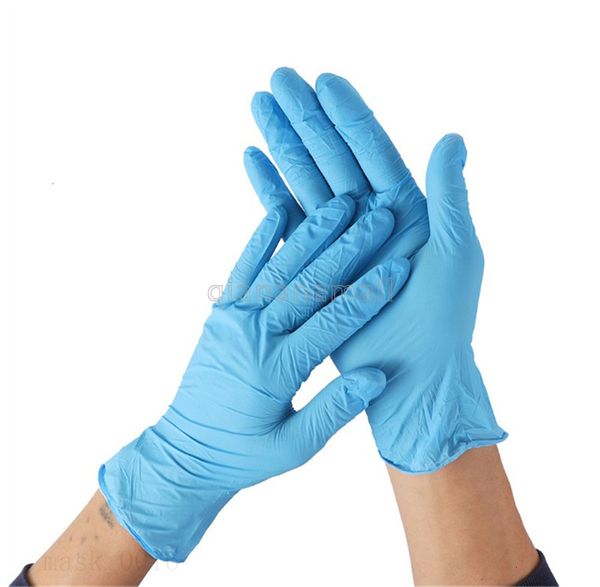 

quality food 100pcs grade disposable vinyl exam gloves transparent acid one-off cook prevent l contact latex gloves