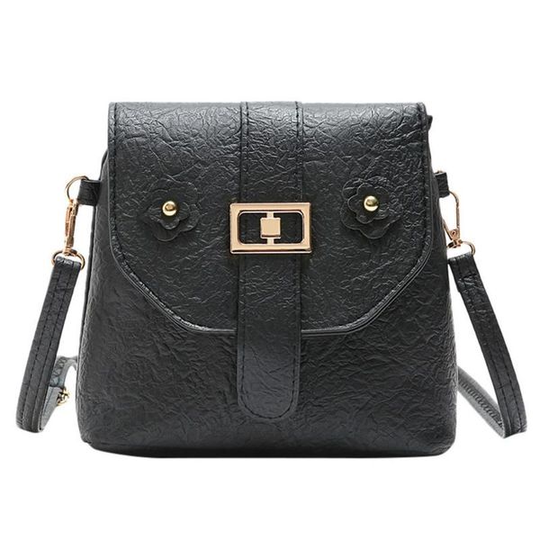 

женские сумки мода заклепки цветок сплошной цвет плеча messenger телефон carteras mujer de hombro y bolsos torebka damska shopper