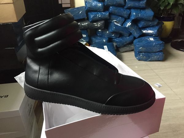 

2020 new color colorful high man casual shoes men's walking flats shoes trainers kanye west casual shoes sneaker, Black