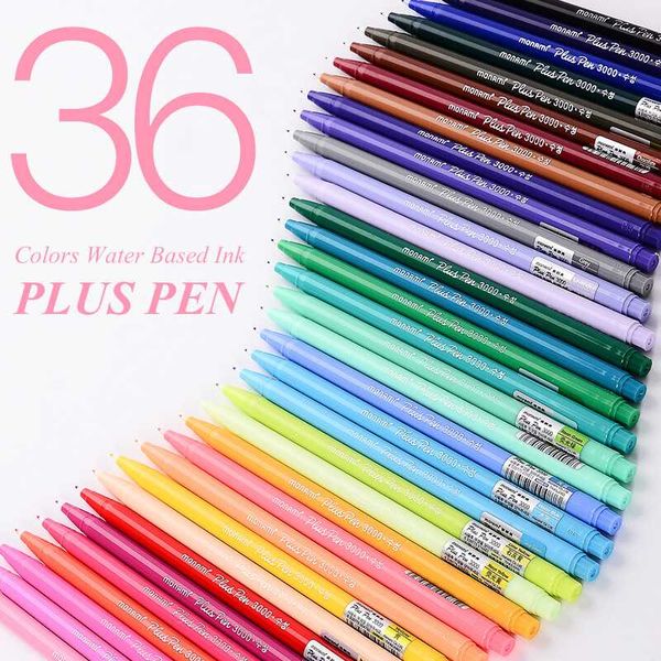 

36 colors fine line 0.4mm office sign pens felt tip water based ink for office sign pen student painting coloring books
