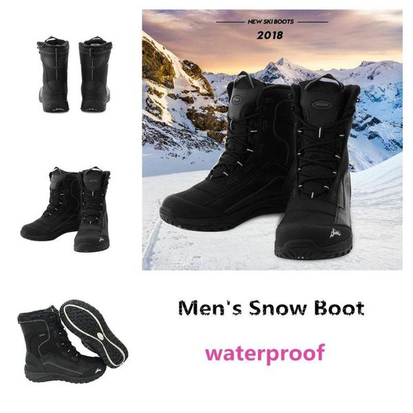 

winter outdoor snow boots waterproof anti-skidding warm ski boots