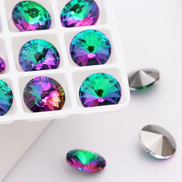 

luxury diamond blue rose mixed round crystal k9 glass rhinestones applique fancy stones for craft glue christmas clothing garment 10mm, Black