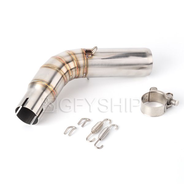

for sv 650 2016 2017 2018 2019 sv650x 18 19 sv650 escape accessories slip-on motorcycle exhaust muffler middle link pipe