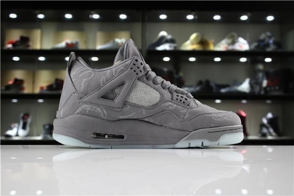 

2018 with box new 4 4s denim ls jeans travis basketball shoes men blue jeans sneakers size 40-46