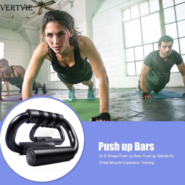 

vertvie s shape push up stand aluminium pushups stands bars tool bodybuilding fitness training arm muscle power trainer exercise