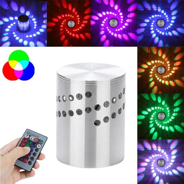 

mikksire красочные поверхности rgb спираль отверстие бра установить светодиодный светильник освещение бары инструменты аттракционов партии п