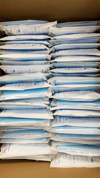 

24hours ship fda ce disposable face mask 3 layers dustproof face mask facial protective cover masks set anti-dust mask dhl ing