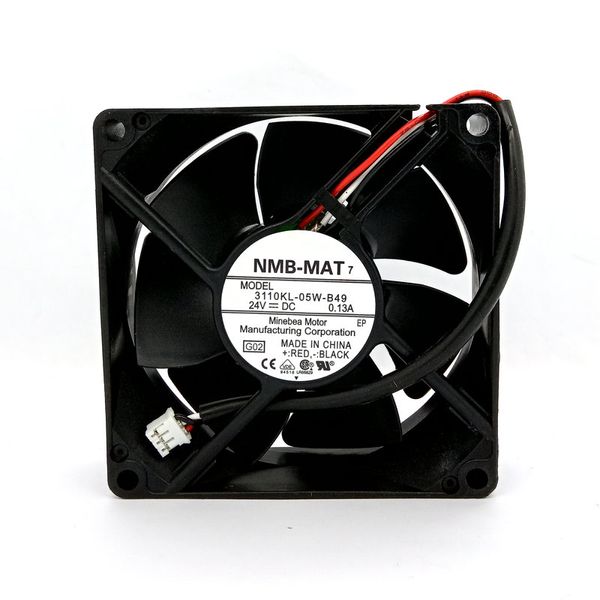 Original para NMB 3110KL-05W-B49 G02 DC24V 0.13A 8CM 80x80x25MM 3 linhas Alarme Signla Inverter Ventilador de refrigeração