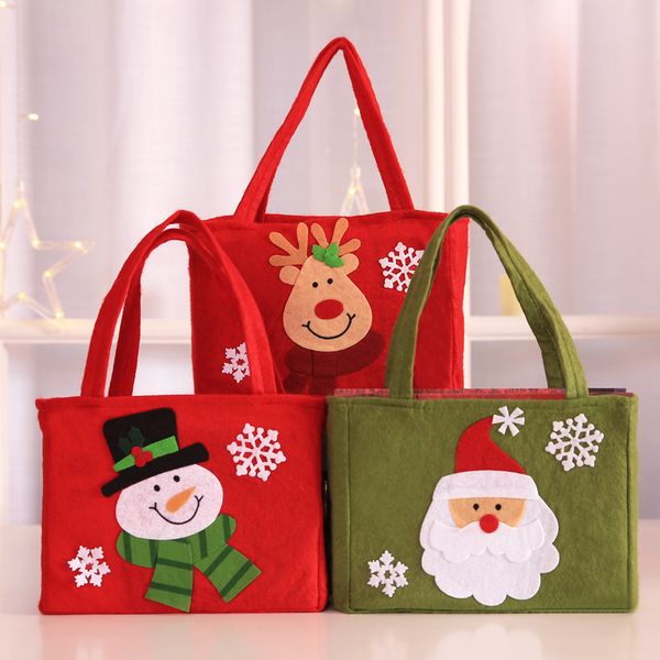 

merry christmas candy bags creative santa claus gift bags christmas gift bags snowman new year present supplies home party