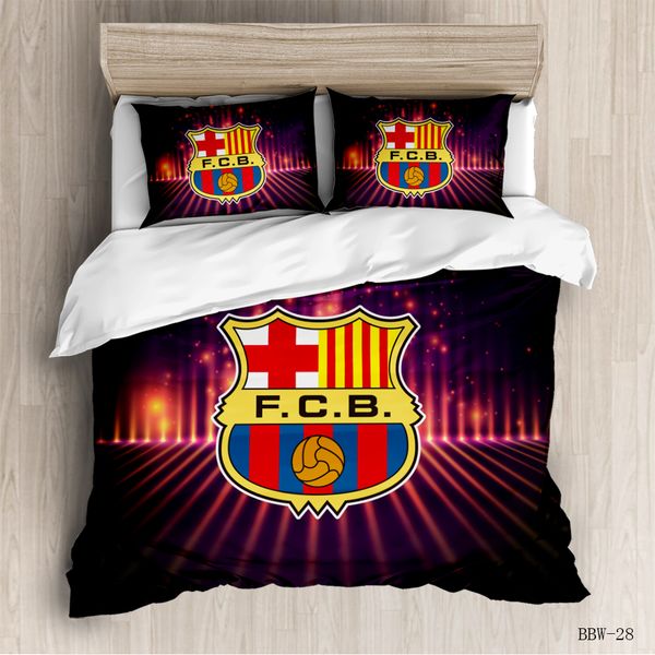 

superstar football team 3d designer bed comforters sets king bedding set three piece set single double king plus boys' sports series 002
