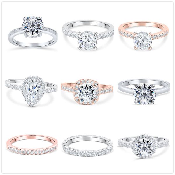 

стерлингового серебра 925 cz бриллиантовый диск обручальное кольцо женщины подарок ювелирные изделия для pandora подпись pave кольцо оригина, Slivery;golden