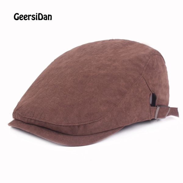 

geersidan высокого качества осень зима мужской берет cap для мужчин женщин моды фуражки хлопка женщины мужчин hat берет casquette, Blue;gray