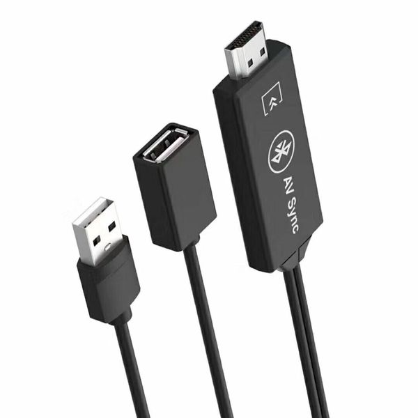 

mhl to hdmi adapter cable 6ft mhl converter cable for android with usb charging 1080p to hdtv monitor projector, bluetooth audio output