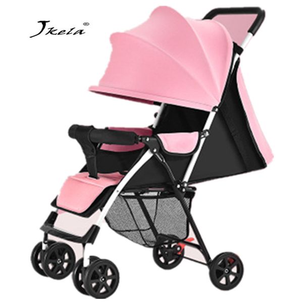 

2019baby stroller multifunctional 3 in 1 high landscape stroller folding carriage gold newborn and 8 gifts