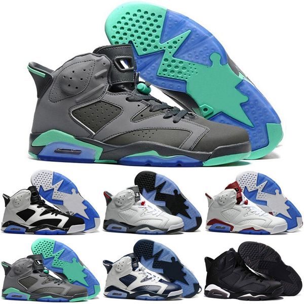 

6 6s mens basketball shoes carmine green suede gatorade unc infrared sport blue 2019 designer 6s athletics sneakers us 5.5-13