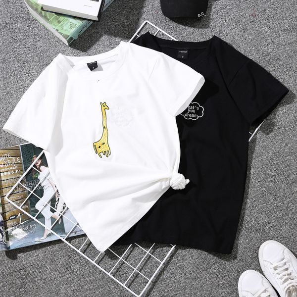 

women clothing t shirt women short sleeve t shirt print harajuku students plus size white female graphic striped t shirt poleras mujer