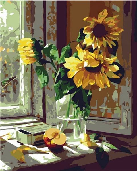 

new diy 5d mosaic diamond painting colour talk diy oil painting, paint by number kits - warm sunflower