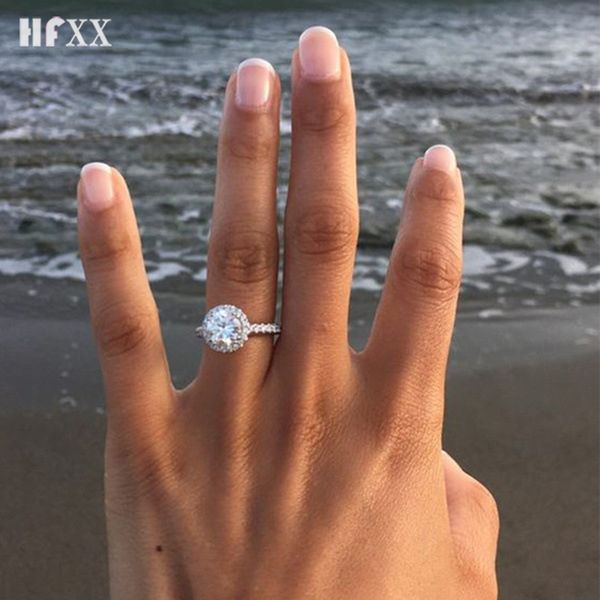 

classic women ring rong setting round rhinestones,fasion romantic wedding rings party/gifts/ jewelry j177, Slivery;golden