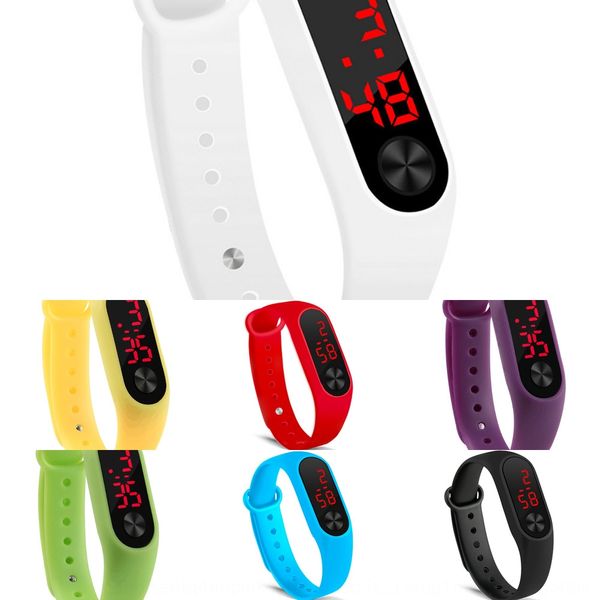 

xiaomi second generation led bracelet electronic watch trend student couple touch electronic watch, Blue