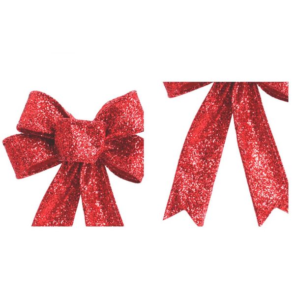 

23cm large red christmas bow christmas tree decorations ornaments for new year christmas decorations for home
